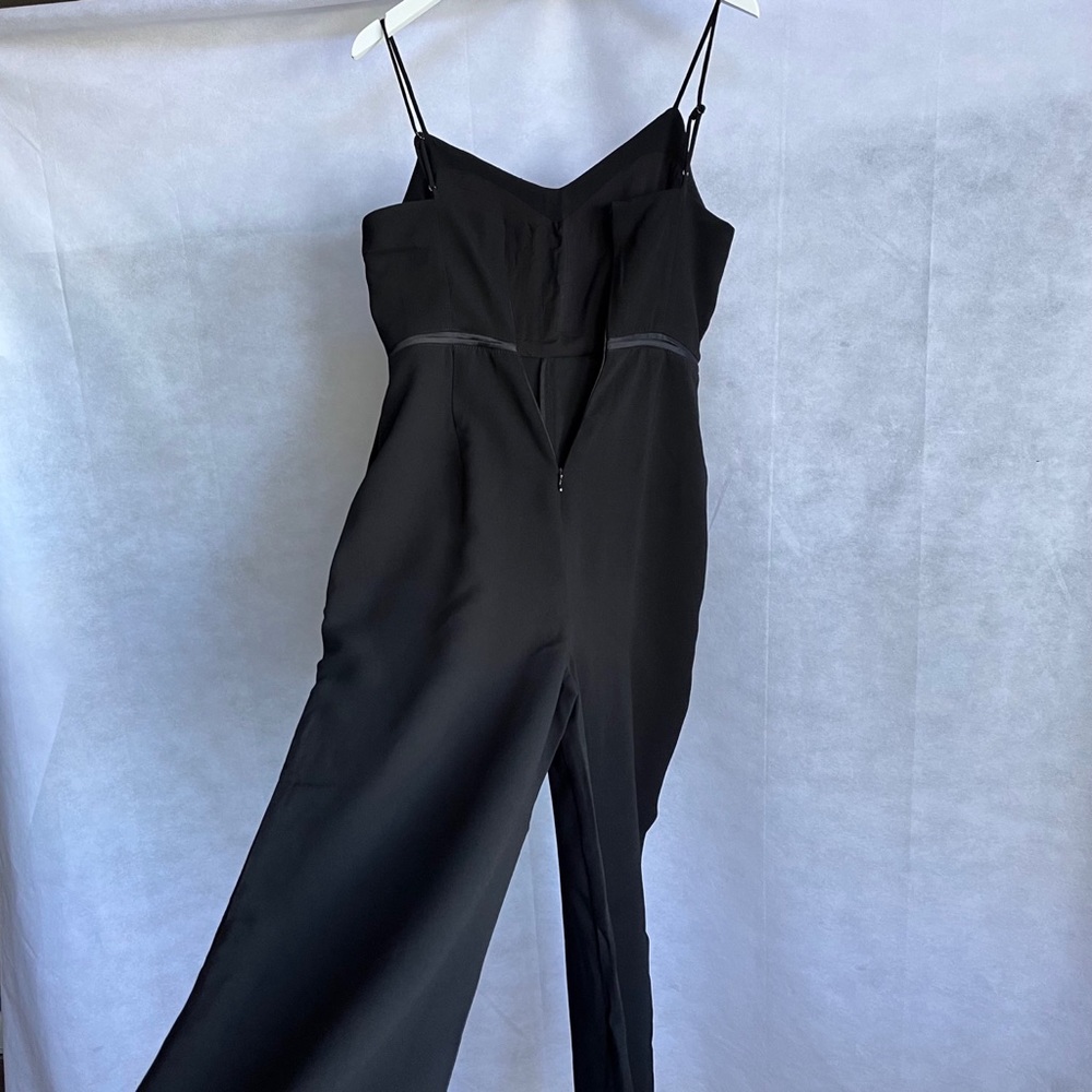 MAEVE Anthropologie Magdalena Black V Neck Jumpsuit - Picture 12 of 15